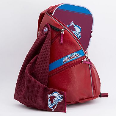 Colorado Avalanche Faux Leather Backpack