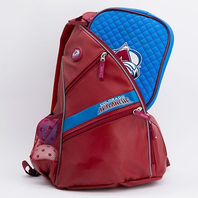Colorado Avalanche Faux Leather Backpack