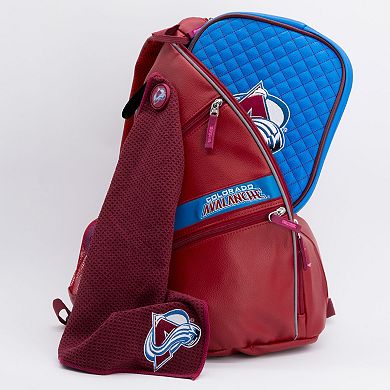 Colorado Avalanche Faux Leather Backpack