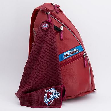 Colorado Avalanche Faux Leather Backpack