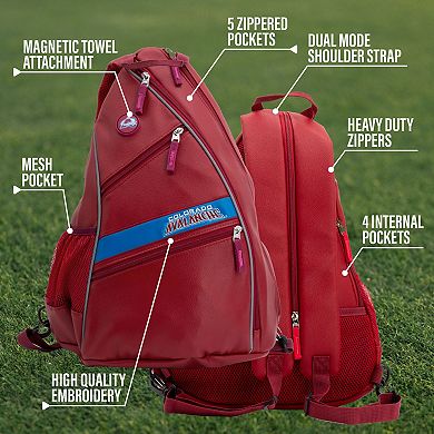 Colorado Avalanche Faux Leather Backpack