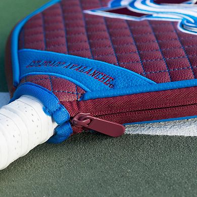 NHL Colorado Avalanche Quilted Pickleball Paddle Cover