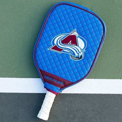 NHL Colorado Avalanche Quilted Pickleball Paddle Cover
