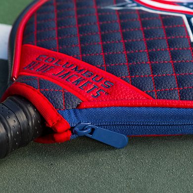 NHL Columbus Blue Jackets Quilted Pickleball Paddle Cover