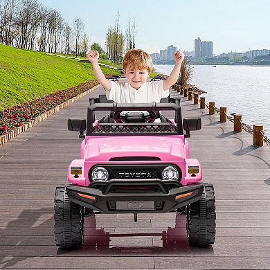 12V Electric Bumper Car for Kids, Remote Control, Safety Belt & Lights