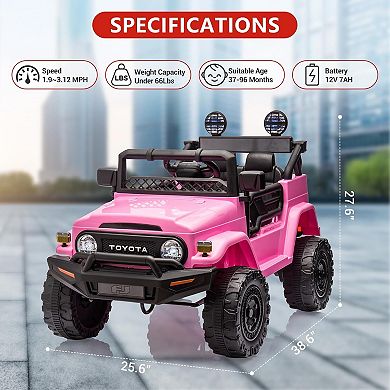 12V Electric Bumper Car for Kids, Remote Control, Safety Belt & Lights
