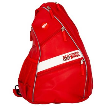 NHL Detroit Red Wings Faux Leather Backpack