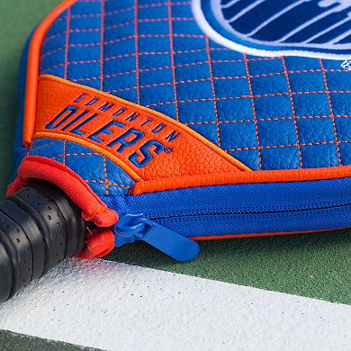 NHL Edmonton Oilers Quilted Pickleball Paddle Cover