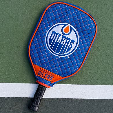 NHL Edmonton Oilers Quilted Pickleball Paddle Cover