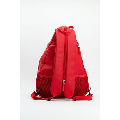 NHL New Jersey Devils Faux Leather Backpack
