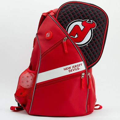 NHL New Jersey Devils Faux Leather Backpack