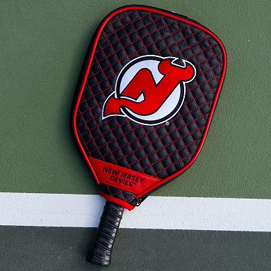 NHL New Jersey Devils Quilted Pickleball Paddle Cover