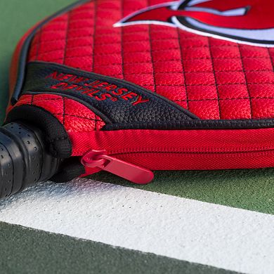 NHL New Jersey Devils Quilted Pickleball Paddle Cover