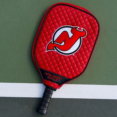 NHL New Jersey Devils Quilted Pickleball Paddle Cover