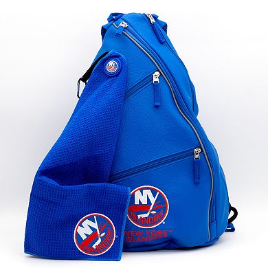 NHL New York Islanders Faux Leather Backpack