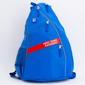 NHL New York Rangers Faux Leather Backpack