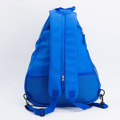 NHL New York Rangers Faux Leather Backpack