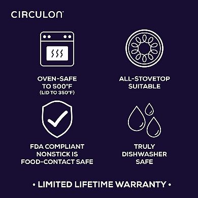 Circulon® 9.5-Inch (3.2-Qt) ScratchDefense Nonstick Infinity Pan