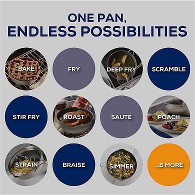 Circulon® 9.5-Inch (3.2-Qt) ScratchDefense Nonstick Infinity Pan