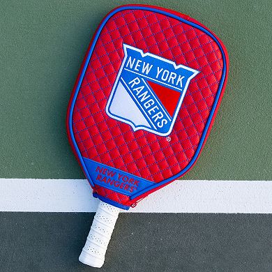 NHL New York Rangers Quilted Pickleball Paddle Cover