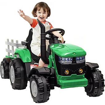 12V Electric Drift Kart for Kids, 5-Wheel Design, LED Lights, Music