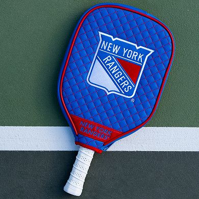 NHL New York Rangers Quilted Pickleball Paddle Cover
