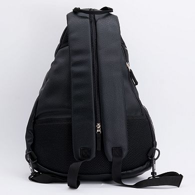 NHL Philadelphia Flyers Logo Faux Leather Backpack