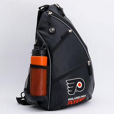 NHL Philadelphia Flyers Logo Faux Leather Backpack