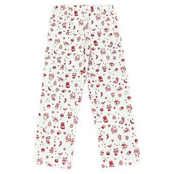 Girls 4-16 Jellifish Holiday Pattern Pajama Pants