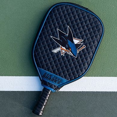 NHL San Jose Sharks Quilted Pickleball Paddle Cover