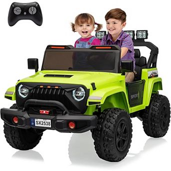 24V 2 Seater Kids Ride On Truck, 4WD Electric Toy, Remote Control