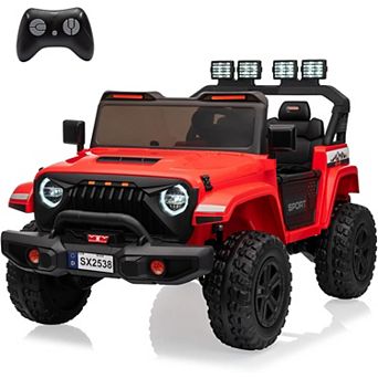 24V 2 Seater Kids Ride On Truck, 4WD Electric Toy, Remote Control