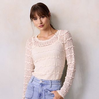Women's LC Lauren Conrad Layering Lace Top