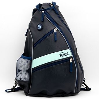 NHL Seattle Kraken Faux Leather Backpack