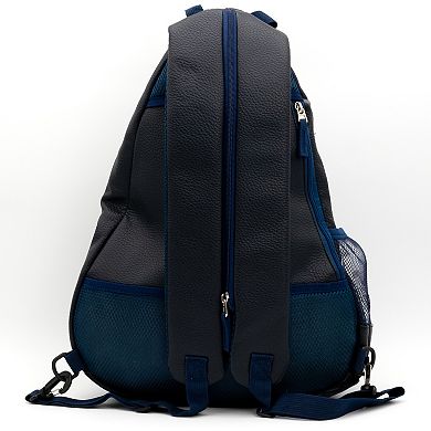 NHL Seattle Kraken Faux Leather Backpack
