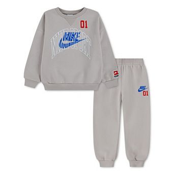 Boys 4-7 Nike Multisport Fleece Crewneck Sweatshirt & Sweatpants 2 pc Set