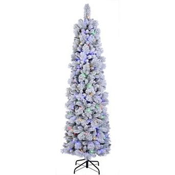 St. Nicholas Square® 7-ft. Artificial Snowy Cashmere Pine Christmas Tree
