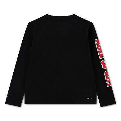 Boys 4-7 Nike Dri-FIT Football Long Sleeve Graphic Tee