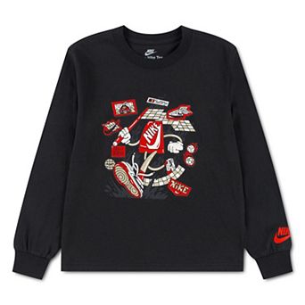 Boys 4-7 Nike Boxy Long Sleeve Graphic Tee