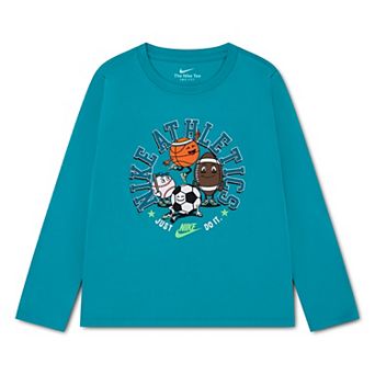 Boys 4-7 Nike Athletics Dri-FIT Long Sleeve Graphic Tee