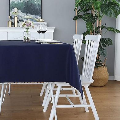 Heavy-Duty Polyester Tablecloth, Waterproof, Wrinkle-Free, Spillproof, Washable