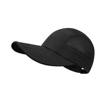 UPF 50+ Foldable Baseball Cap Extended Brim Breathable Mesh Water-Repellent Outdoor Hat