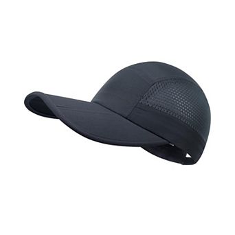 UPF 50+ Foldable Baseball Cap Extended Brim Breathable Mesh Water-Repellent Outdoor Hat