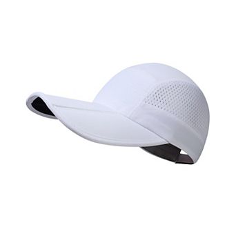 UPF 50+ Foldable Baseball Cap Extended Brim Breathable Mesh Water-Repellent Outdoor Hat