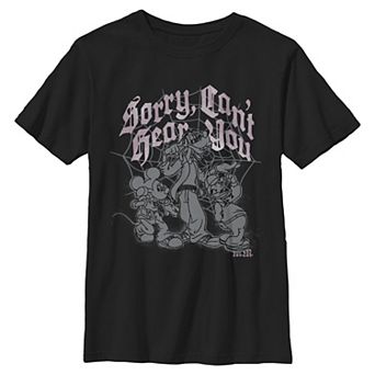 Boys 6-20 Disney's Sorry, Can't Hear You Graphic Tee