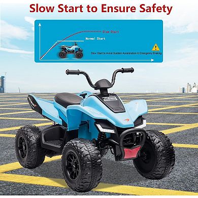 12V Kids Ride On Tractor with Trailer, Remote Control, Outdoor Toy