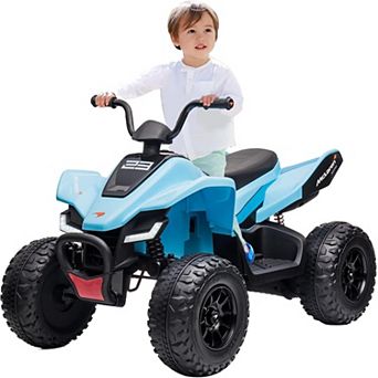12V Kids Ride On Tractor with Trailer, Remote Control, Outdoor Toy