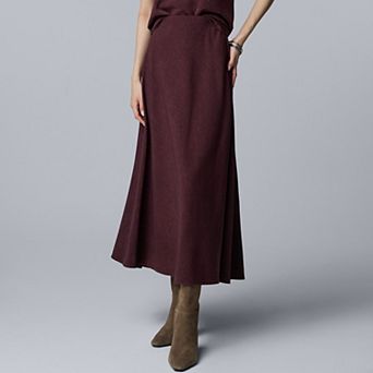 Women's Simply Vera Vera Wang Bias Cut A-Line Skirt