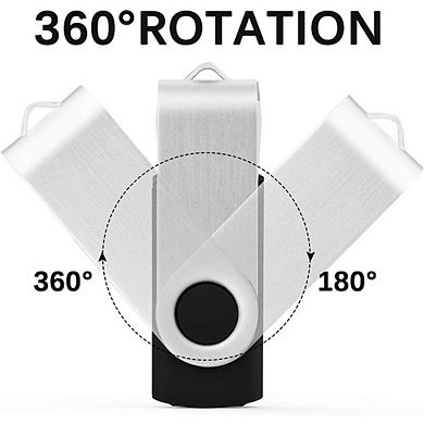 16GB USB Flash Drive 10 Pack USB 2.0 Memory Stick Thumb Drives Assorted Colors