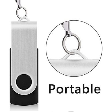 16GB USB Flash Drive 10 Pack USB 2.0 Memory Stick Thumb Drives Assorted Colors